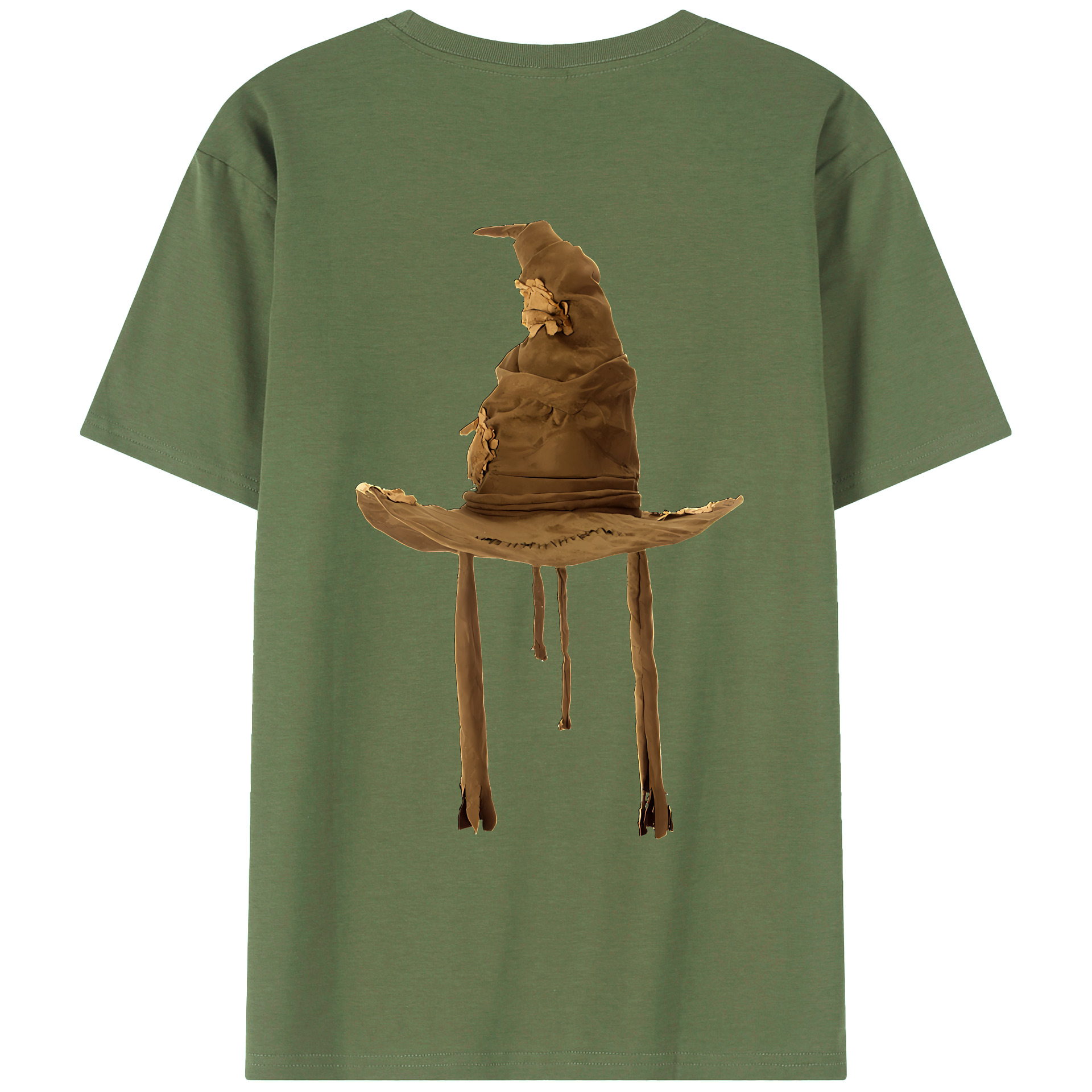 （画像用） Harry Potter ハリー・ポッターシリーズ 綿100％ メンズ半袖Tシャツ（バックプリント） 通気性